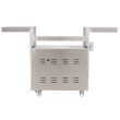 Sunstone 3 Burner 28 Inch Freestanding Gas Grill With Rotisserie And Cart - SUN3B-IR/Cart - Back View