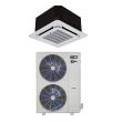 48,000 BTU 16.8 SEER ACiQ Single Zone Extreme Series Ceiling Cassette Mini Split System - ACIQ-48ZPL-HP230B / ACIQ-48CC-HH-MB / ACIQ-CC-GRILLE-24