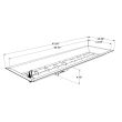 The Outdoor Greatroom 12-Inch x 42-Inch Linear Stainless Steel Gas Fire Pit Burner - CF-1242-DIY