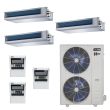 55,000 BTU 18.8 SEER2 ACiQ 3-Zone Concealed Duct Mini Split System Extreme Series - 12+18+18 - ACIQ-55Z-HH-M5/ACIQ-12CD-HH-M/ACIQ-18CD-HH-M-2