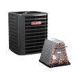 Goodman 3.5 Ton 14.3 SEER2 Air Conditioner with Mobile Home Coil w/ TXV - GLXS4BA4210 / ACiQ-MH48BU4VYEC