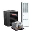 Goodman 2.5 Ton 14.3 SEER2 80% AFUE 77,000 BTU Mobile Home Heat Pump and Gas Furnace System - GLZS4BA3010 / ACiQ-MH36EU3VYED / MG1E-B077F1ABM1