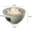 The Outdoor Greatroom Cove 20-Inch Gas Fire Pit Bowl - CV-20