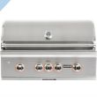 Coyote 36-Inch 4-Burner Built-In Gas Grill W/LED Lights, Rotisserie, Infrared Burner & Smoker Box - C2SL36