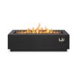 Real Flame Lanesboro Linear Propane Fire Pit With Natural Gas Conversion Kit-  Grey - CT0003LP-SW4 - Control