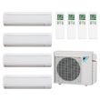 Daikin 34,000 BTU Quad Zone Mini-Split System 7 + 9 + 9 + 9