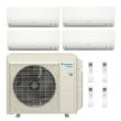 36,000 BTU Daikin 20 SEER2 Quad Zone Wall Mount Mini Split Heat Pump System - R32 | 230V - 7+7+7+12