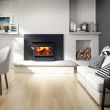 Drolet 1500-I Wood Burning Fireplace Insert with Blower & 44"x29" Faceplate - DB03137 - Heats 1800 Sq Ft - DB03137-B