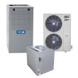 Hybrid ACiQ Extreme Series High Efficiency Inverter Heat Pump and 80% Gas Furnace System - Double-Stack Condenser 