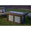 The Outdoor Greatroom Denali Brew Linear Gas Fire Pit Table - DENBR-1242