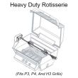 Broilmaster Heavy-Duty Standard Rotisserie For P3 P4 H3 H4 And T3 Series Grills - DPA51 - guide