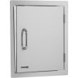 Bull 15-Inch Built-In Stainless Steel Right Hinged Double Walled Single Access Door - Vertical - 89975