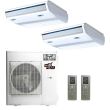 Stealth 36,000 BTU 23 SEER Designer+ Floor Mounted Dual Zone Heat Pump System 9+24 - SC-36Z-HH-M4 / SC-09FM-HP230 / SC-24FM-HP230