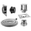 Duravent Direct Vent Masonry Conversion Chimney Liner Kit With 25ft Flex - 46DVA-KMC