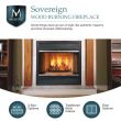 Majestic Sovereign Wood Fireplace - 36-Inch - SA36