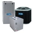 5 Ton 14.3 SEER2 80% AFUE 110,000 BTU ACiQ Gas Furnace and Heat Pump System - Multi-Positional - R4H5S60AKAAA / EAM4X61L21A / N80MSN1102120A
