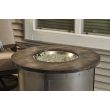 Gas Fire Pit Table Edison Round by The Outdoor Greatroom 