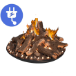 Grand Canyon RFS Flat Stack Propane Gas Fire Pit Burner Kit - Electronic Ignition - RFS-WBECS-LP