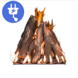 Grand Canyon RTS Tall Stack Natural Gas Fire Pit Burner Kit - Electronic Ignition - RTS-WBECS-NG