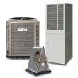 Style Crest-Revolv 3 Ton 14.3 SEER2 15KW Sweat-Fit Mobile Home Heat Pump & Electric Furnace System - R454B - HSH4ME5M1SP36K / C85DAMX3036U-B / E7ED-B015K1