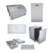 Sunstone 6-Piece 42-Inch Charcoal Grill Kitchen Package