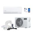 18,000 BTU ACiQ Essentials 21 SEER2 Single Zone Wall Mounted Mobile Home Mini Split Heat Pump System - R454B | White | 230V - ACIQ-K18Z-HP230B / ACIQ-K18W-W-HP230B-MH