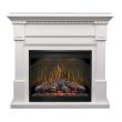 Dimplex Essex Electric Fireplace With White Mantel- GDS30L3-1086W