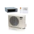 9,000 BTU 20.2 SEER2 ACiQ Extreme Series Single Zone Concealed Duct Mini Split System - ACIQ-09ZPL-HP230B / ACIQ-09CD-HH-MB