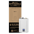 Noritz 11.1 GPM 199,900 BTU Residential Natural Gas EZTR 75 Gallon Tank Replacement Condensing Tankless Water Heater (.98 UEF) - EZTR75-NG