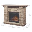 Dimplex Featherston Electric Fireplace And Stone Mantel- GDS26L5-1152LR