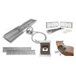 Firegear Linear Paver Ready 36-Inch T-Burner Fire Pit Kit With Push Button Flame Sensing Ignition - LOF-36LHTMSIN-PK