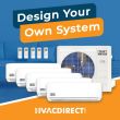 Stealth DIYCOOL Design Your Own Five Zone Heat Pump System R454B