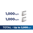 27,000 BTU 24.6 SEER2 ACiQ 2-Zone Floor Mounted Mini Split System - 18+18 - ES-27Z-M3/ACIQ-18FM-HH-M-2