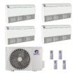 42,000 BTU Gree All Match 21 SEER2 Quad Zone Floor/Ceiling Mount Mini Split Heat Pump System - R32 | 230V - 9 + 12 + 18 + 24