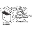 Napoleon 4" x 7" Venting 16 - NAP-4x7 - Wall Terminal