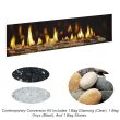 Majestic Contemporary Conversion Kit For Quartz 32 - 1 Bag Of Onyx 1 Bag Diamond & Decorative Stones