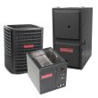 3.5 Ton 16 SEER 96% AFUE 120,000 BTU Goodman Gas Furnace and Air Conditioner System - Downflow