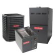 3 Ton 15 SEER 80% AFUE 60,000 BTU Goodman Gas Furnace and Air Conditioner System - Upflow