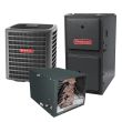 2 Ton 16 SEER 96% AFUE 80,000 BTU Goodman Furnace and Air Conditioner System - Horizontal