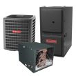 3 Ton 15 SEER 97% AFUE 60,000 BTU Goodman Furnace and Air Conditioner System - Horizontal