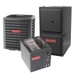 2 Ton 18 SEER 97% AFUE 60,000 BTU Goodman Furnace and Air Conditioner System - Downflow