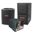 3.5 Ton 13 SEER 97% AFUE 80,000 BTU Goodman Gas Furnace and Air Conditioner System - Horizontal