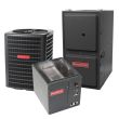 5 Ton 13 SEER 97% AFUE 100,000 BTU Goodman Gas Furnace and Air Conditioner System - Downflow