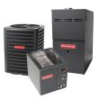 3 Ton 13.5 SEER 80% AFUE 100,000 BTU Goodman Gas Furnace and Air Conditioner System - Upflow