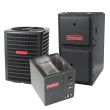 3.5 Ton 13 SEER 96% AFUE 80,000 BTU Goodman Gas Furnace and Air Conditioner System - Upflow