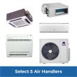 Gree Five Zone Mini Split System - Design Your Own R32 - Select 5 Air Handlers