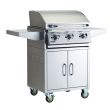 Bull 23-Inch Outdoor Cart Conversation Jacket Griddle Fixes 23 Inch Grill Head To 24 Inch Cart Bottom To Complete Griddle Cart - 97021