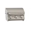 Bull 23" Grill Head 3 Burner 45,000 BTU's Pro-Grade Flat Top - 97008/9 - Right Side View