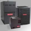 2.5 Ton 13 SEER 80% AFUE 80,000 BTU Goodman Gas Furnace and Air Conditioner System - Upflow