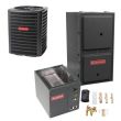 2 Ton 13 SEER 97% AFUE 60,000 BTU Goodman Gas Furnace and Air Conditioner System - Vertical